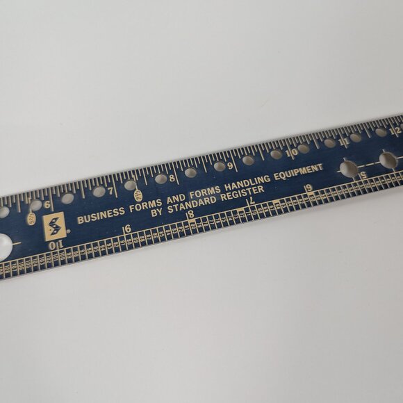 Vintage Business Forms & Forms Handling Equipment by Standard Register 16" Ruler - Picture 3 of 7